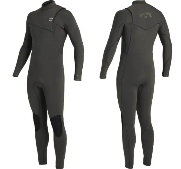 Zip free : Zipless : no zip wetsuit front and back view